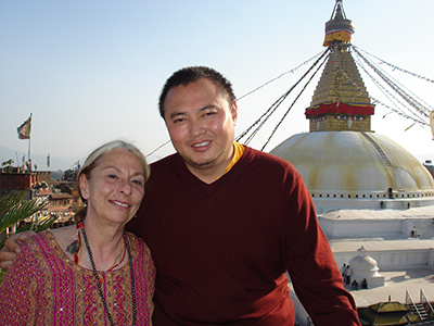 Betsi and Rinpoche