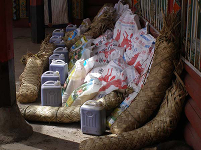 gathered food for poor and those in need