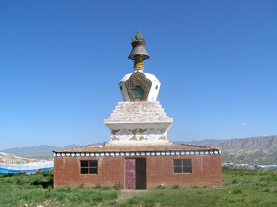 completed stupa